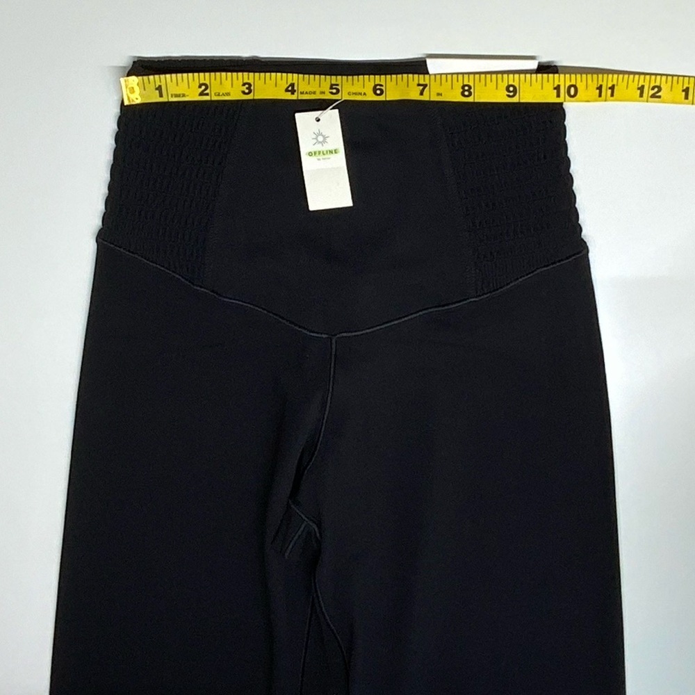 NWT | Aerie | Offline Real Me 7/8 Leggings | Black | Small - Picture 13 of 16